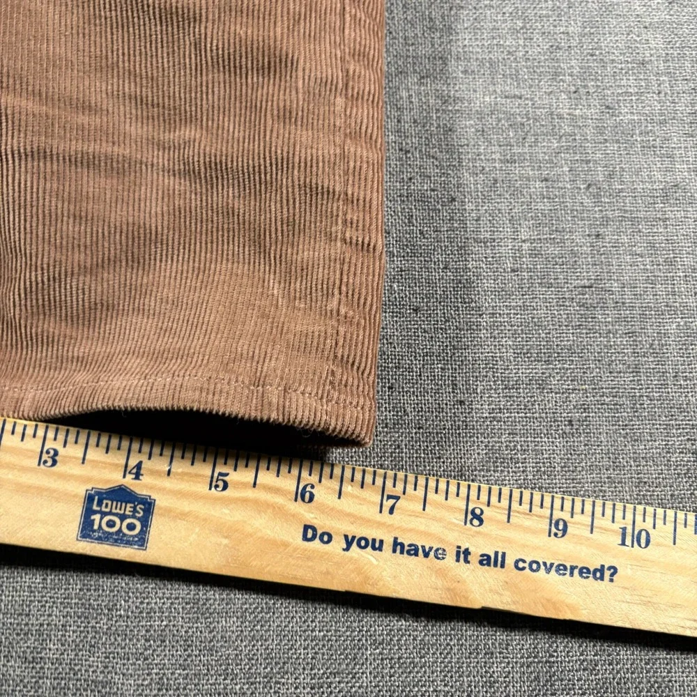 J.Crew 484 Corduroy Pants Mens 30x30 Tan Brown Slim Fit Five Pocket Trousers